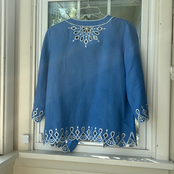 Little jacket with shell. Unique, light weight, easy to wear. So pretty,fun! - Picture 2 of 3